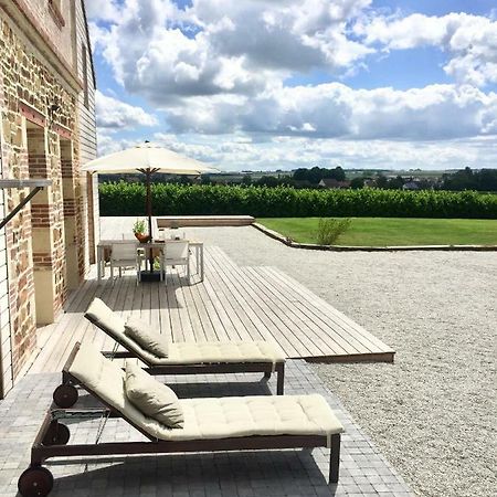 Hotel Galerie, Tumulus de la Hogue Fontenay-le-Marmion Exteriér fotografie