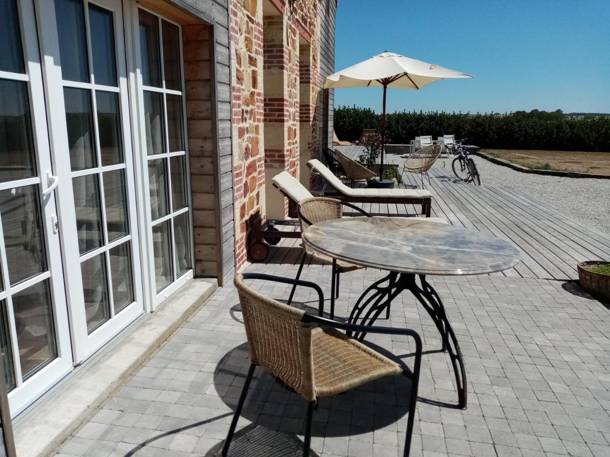 Hotel Galerie, Tumulus de la Hogue Fontenay-le-Marmion Exteriér fotografie