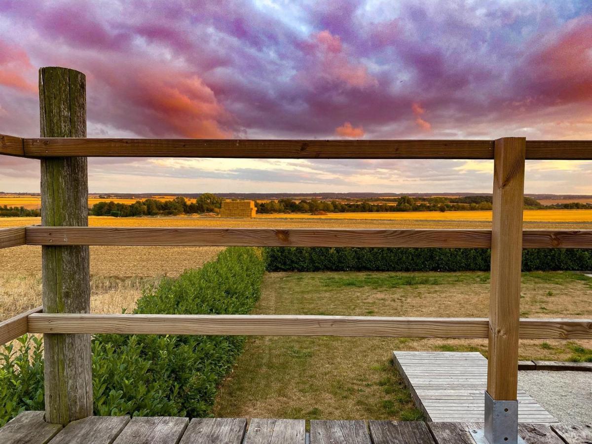 Hotel Galerie, Tumulus de la Hogue Fontenay-le-Marmion Exteriér fotografie
