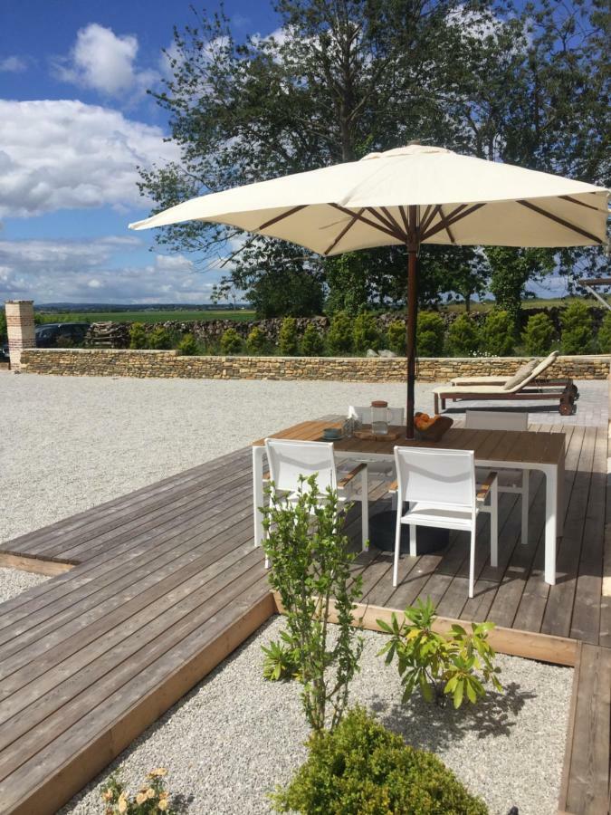 Hotel Galerie, Tumulus de la Hogue Fontenay-le-Marmion Exteriér fotografie